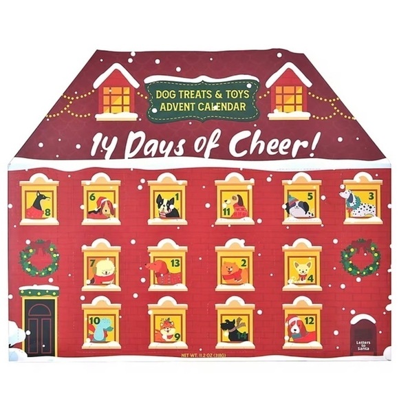 Other - 14 Days of Cheer Advent Calendar including 10 days of Dog treats